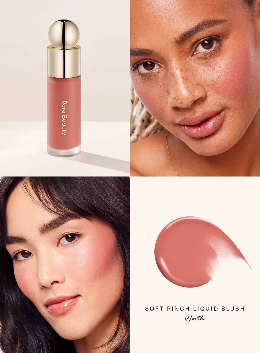 Soft Pinch Liquid Blush Silky and Glides on Smoothly Long Lasting Plump Makeup Hope Love Virtue Happy Wonder Worth